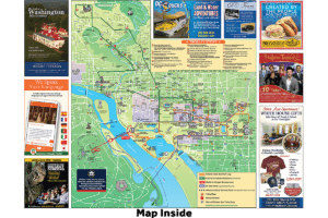 washington dc free map brochure inside 2016