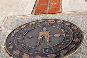 boston freedom trail manhole cover