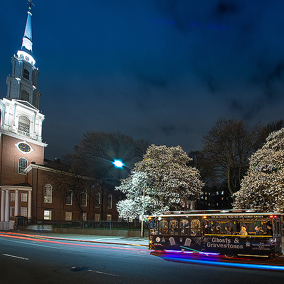 boston ghost trolley old north church