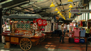 Quincy Market - boston historic faneuil hall marketplace