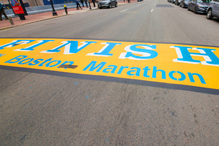 boston marathon finish line