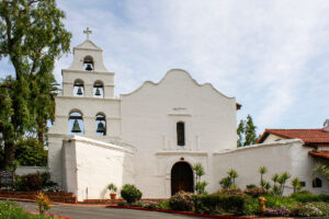 Mission Basilica San Diego de Alcalá, featuring architecture