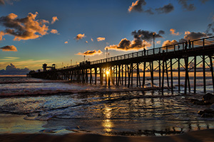 Oceanside at Sunset in San Diego