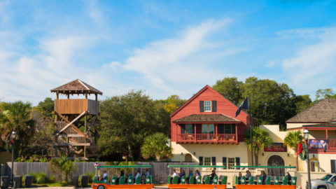 colonial quarter st augustine trolley