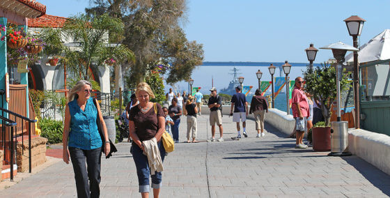downtown seaport village boardwalk
