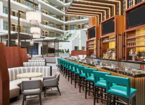 Embassy Suites by Hilton Washington DC Georgetown lobby and bar