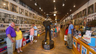 ernest tubb record shop interior