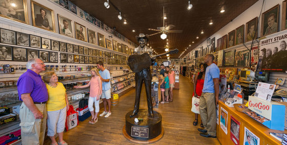 ernest tubb record shop interior