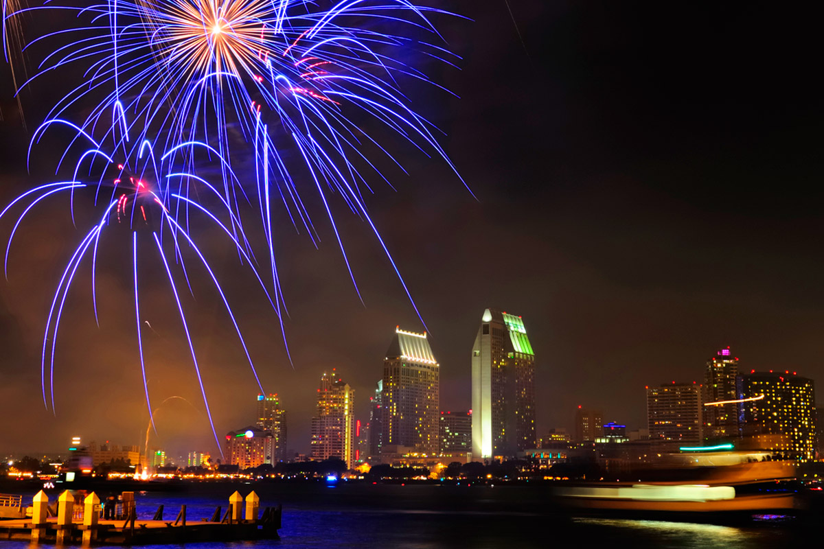 4th Of July Fireworks In San Diego