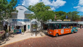 Key West Old Town Trolley at Key West Aquarium