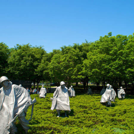 korean war memorial in washington dc