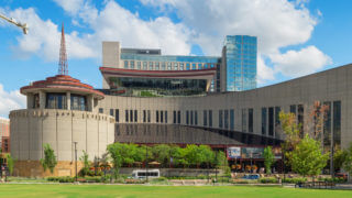 The Ultimate Nashville Country Music Travel Guide - exterior of nashville country music hall of fame