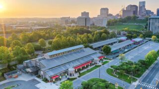 Farmers’ Market - Nashville Farmers' Market aerial view