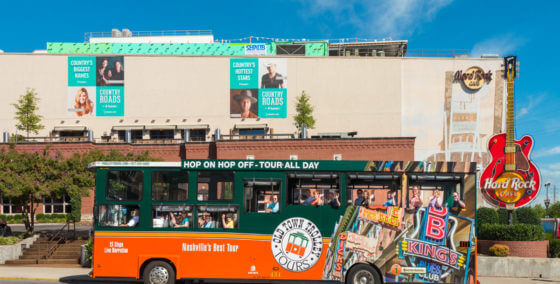 nashville hard rock cafe old town trolley