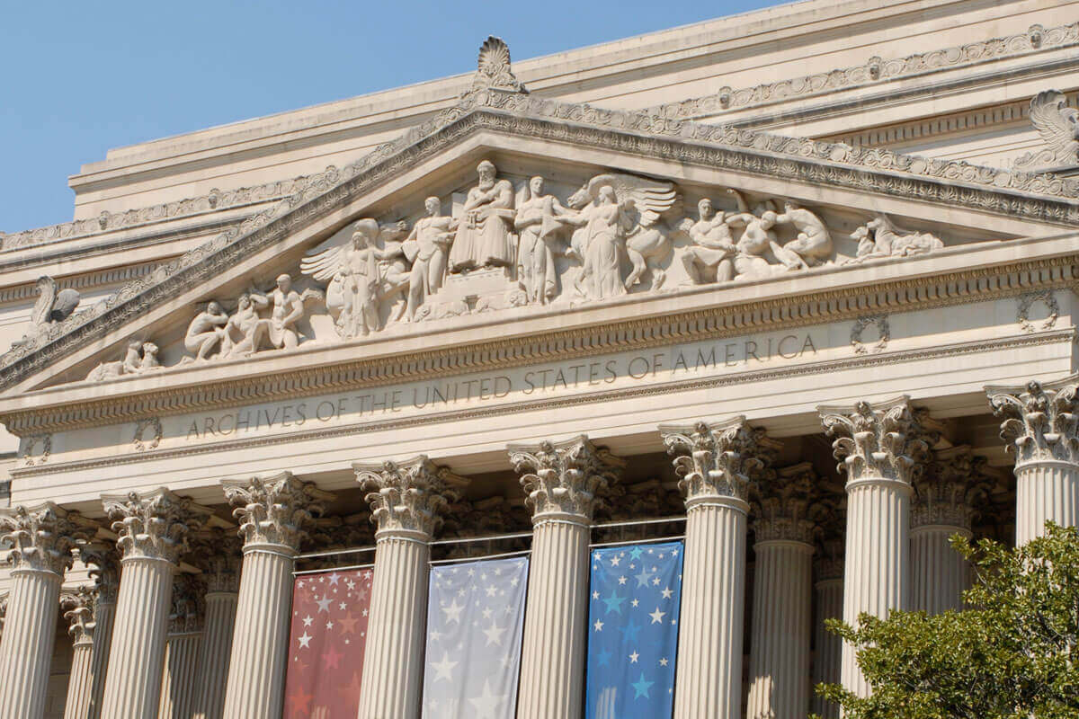 national archives in Washington DC