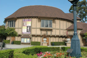 San Diego Old Globe Theatre exterior shaped like a circle