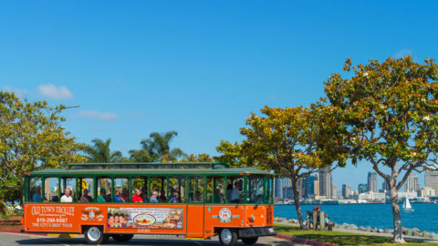 Sightseeing San Diego aboard Old Town Trolley