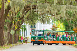 sightseeing in st. augustine aboard old town trolley