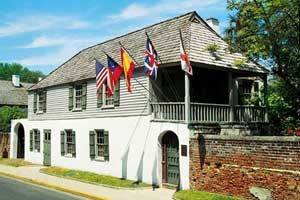 exterior of oldest house museum st augustine