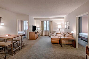 Residence Inn Washington DC bedroom suite