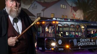 San Diego ghost host and ghost trolley