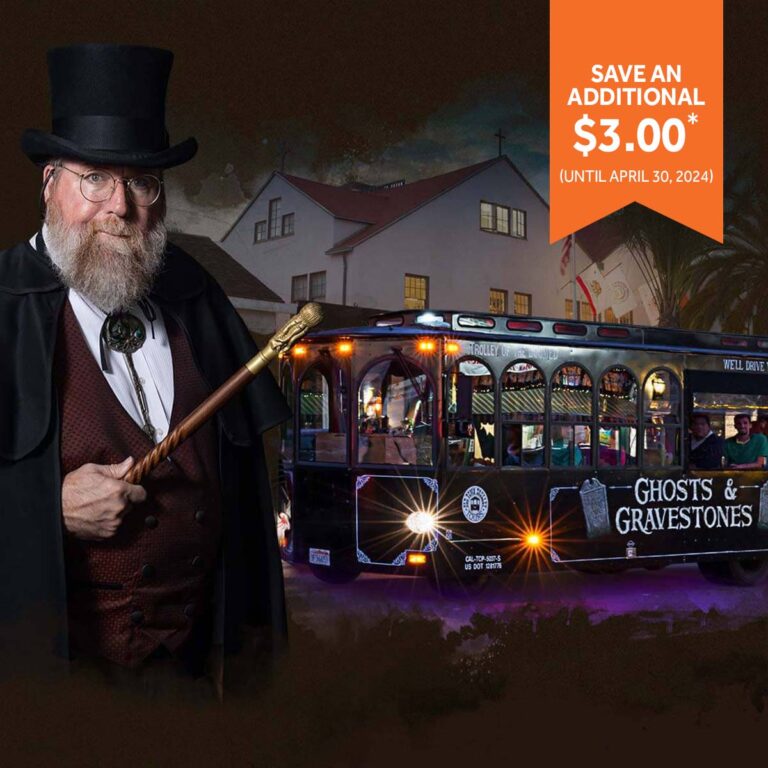 San Diego ghost host and ghost trolley and  offer
