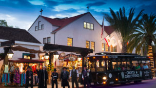 ghosts & gravestones san diego ghost tour ghost hosts & trolley