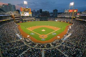 san diego petco park at night