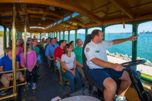 Sightseeing aboard Old Town Trolley