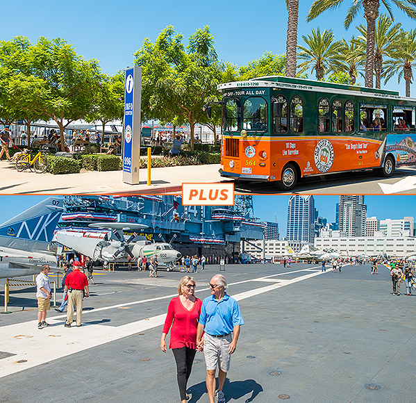 Trolley & USS Midway Museum Package