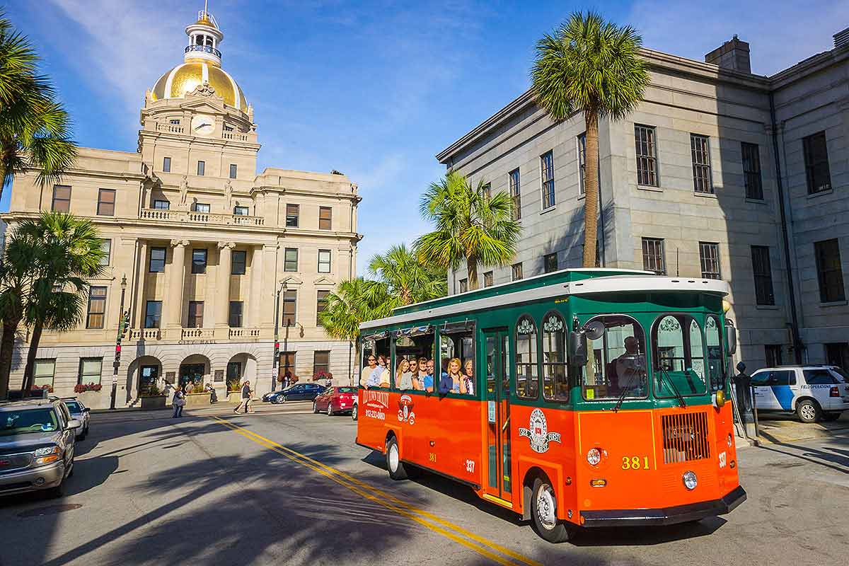 trolly tours savannah ga