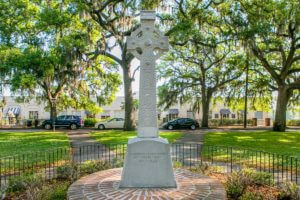 savannah celtics cross monument