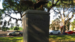 Chatham Artillery Monument - savannah chatham artillery monument