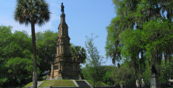 savannah confederate spanish american war memorials