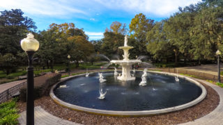 Forsyth Park - fountain at forsyth park in savannah