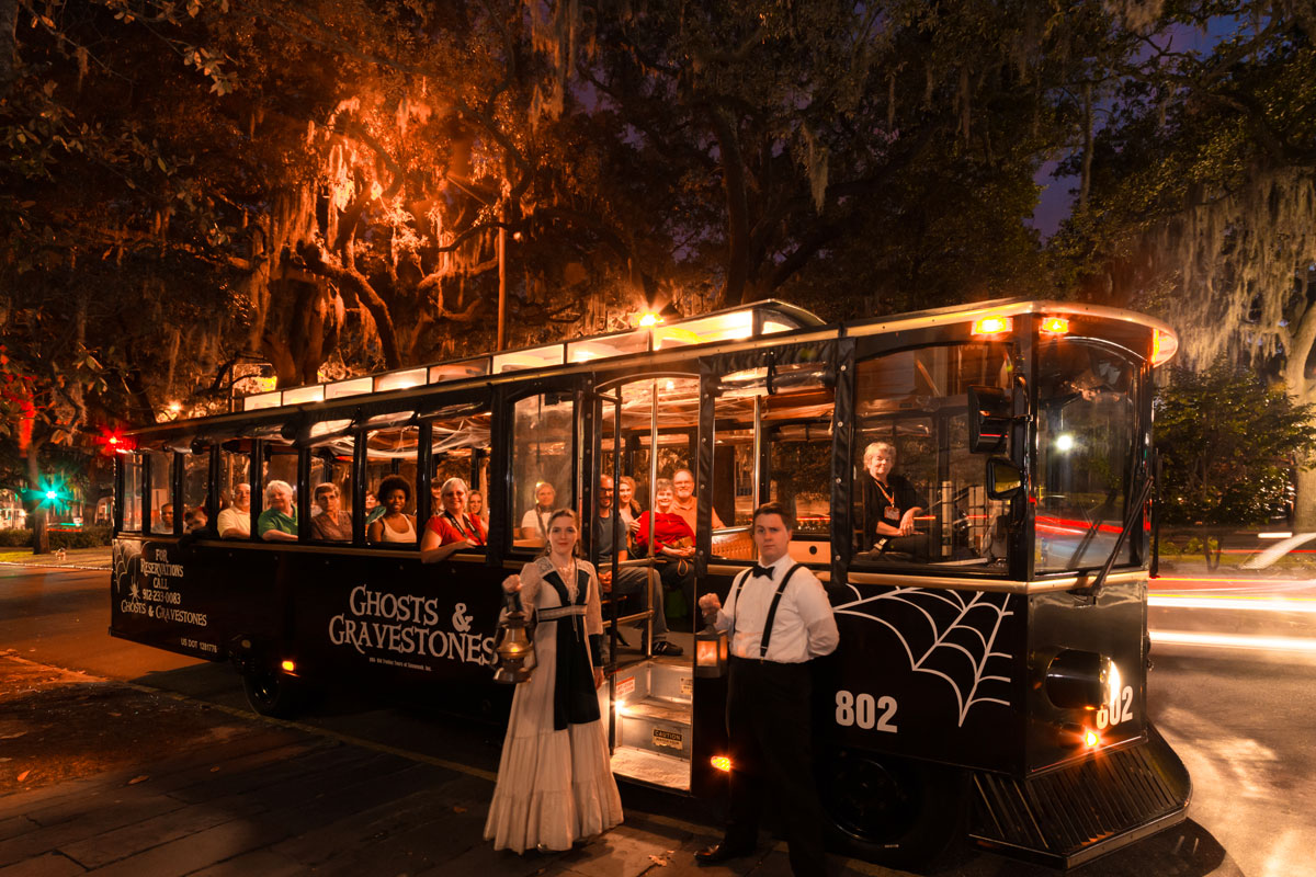 savannah haunted trolley tours