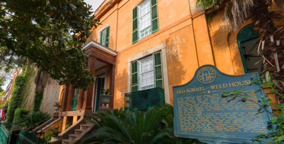 quick driving tour of savannah savannah sorrel weed house