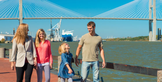 quick driving tour of savannah savannah tallmadge bridge