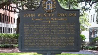 Wesley Monument - savannah wesley monument