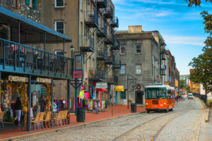 savannah west river street during a romantic savannah date