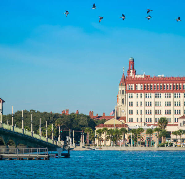 View of St. Augustine from Matanzas River