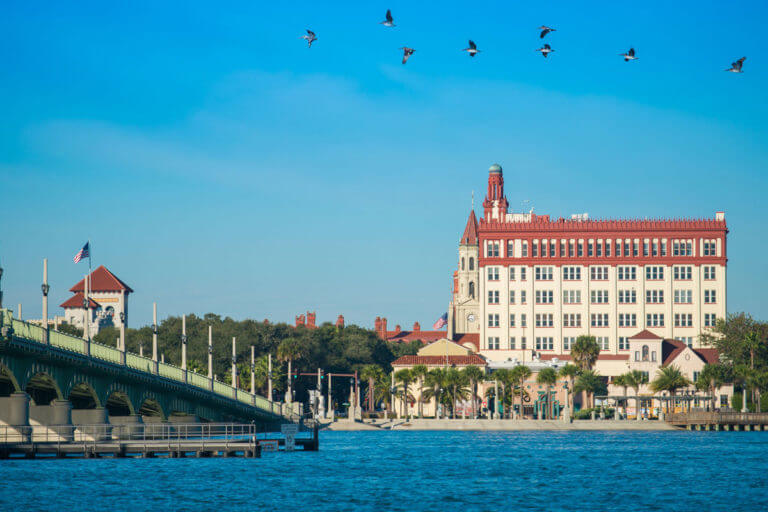 View of St. Augustine from Matanzas River