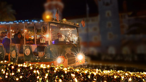 St. Augustine Nights of Lights Trolley Tour