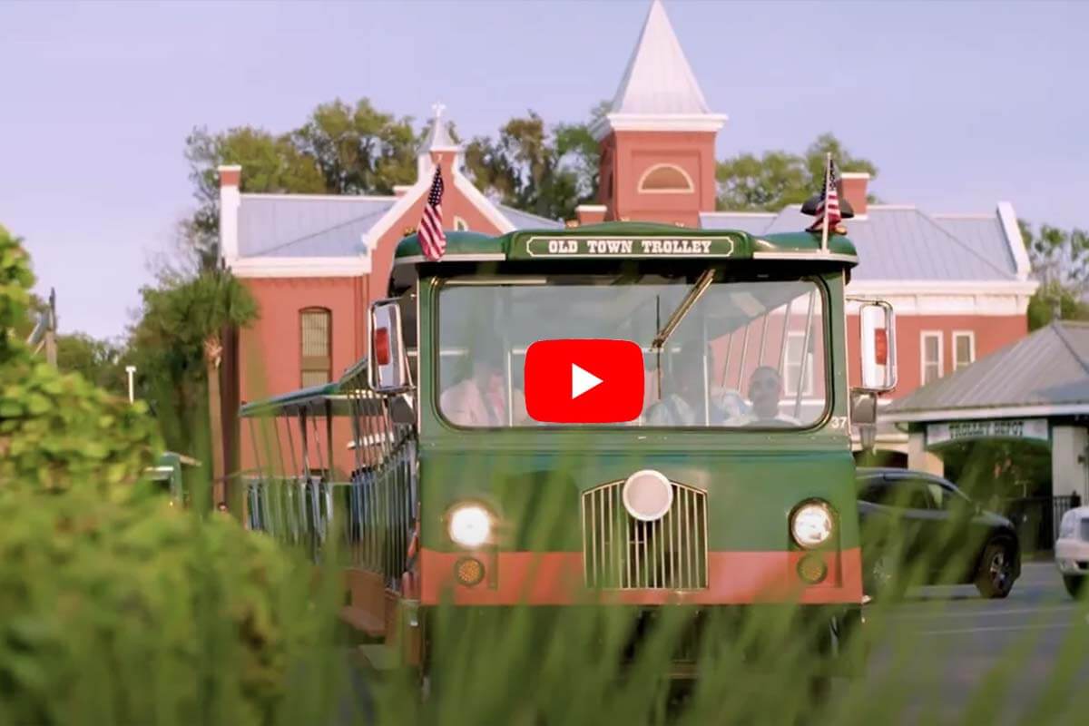 St Augustine Old Town Trolley We Are video