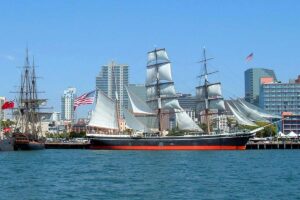 Star of India, a historic tall ship in San Diego
