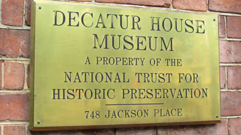 stephen decatur house in Washington DC