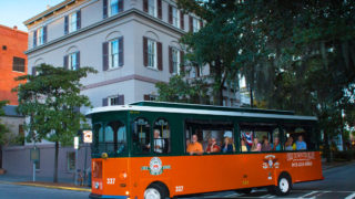 Old Town Trolley tour stop 2 at Juliette Gordon Low House