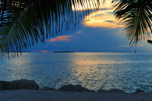 sunset at fort zachary park