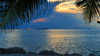 sunset at fort zachary park