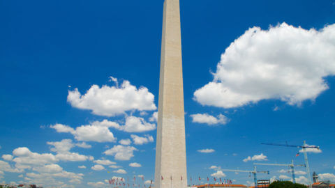 Washington monument in Washington DC